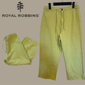 Royal Robbins Cotton Light Green Casual Capri Size 6